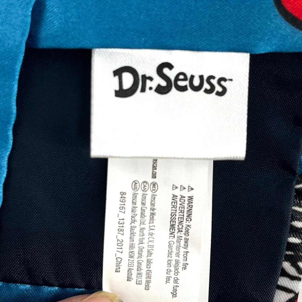 Dr Seuss Cat‎ in the Hat Necktie Blue Red White Character Novelty 62 x 3.5